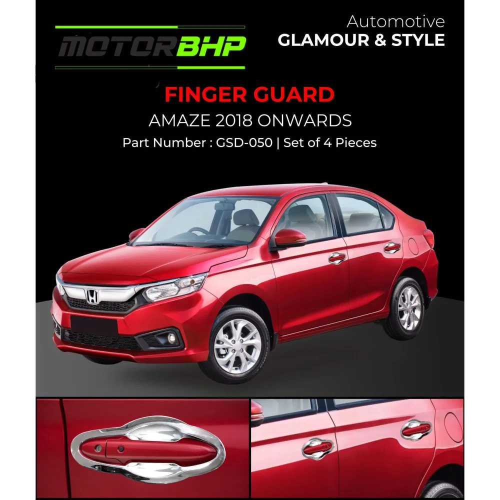 Buy Honda Amaze Finger Guard Chrome Car Accessories Online